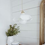 Draped suspension Opaline 🌿 Vintage