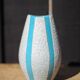 Jopeko fat lava vintage blue ceramic vase, pottery, collection, decorative vase, interior decor