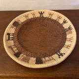 African basket made of wood and rope