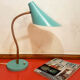 United Nations light blue lamp (UN) 50-60s