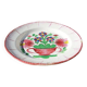 Ancienne Assiette Saint Clément : Panier de Fleurs