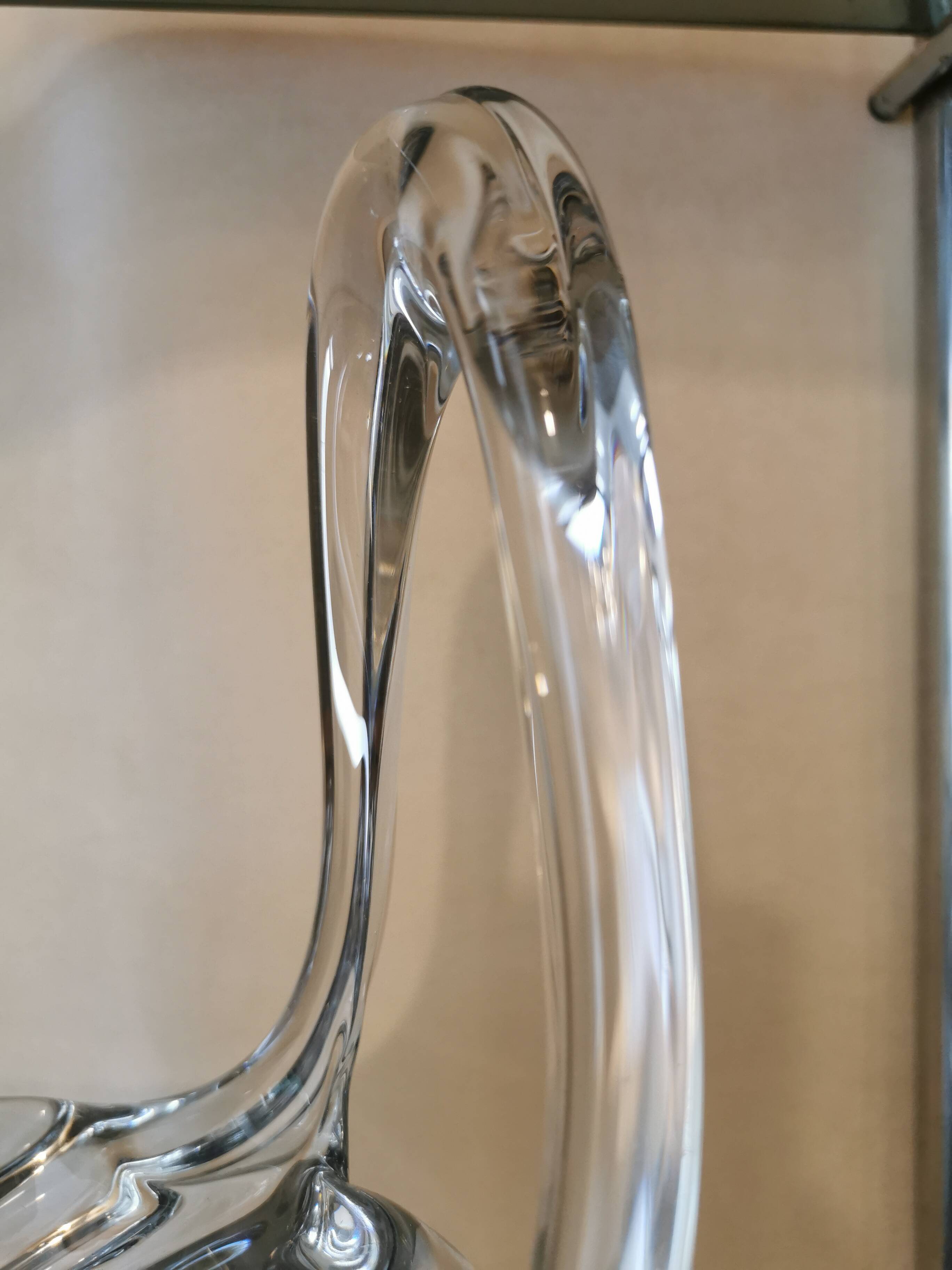 Large crystal fruit cup from the 70s