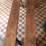 Farmhouse table and benches