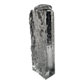 Frosted glass vase from the 1970s
