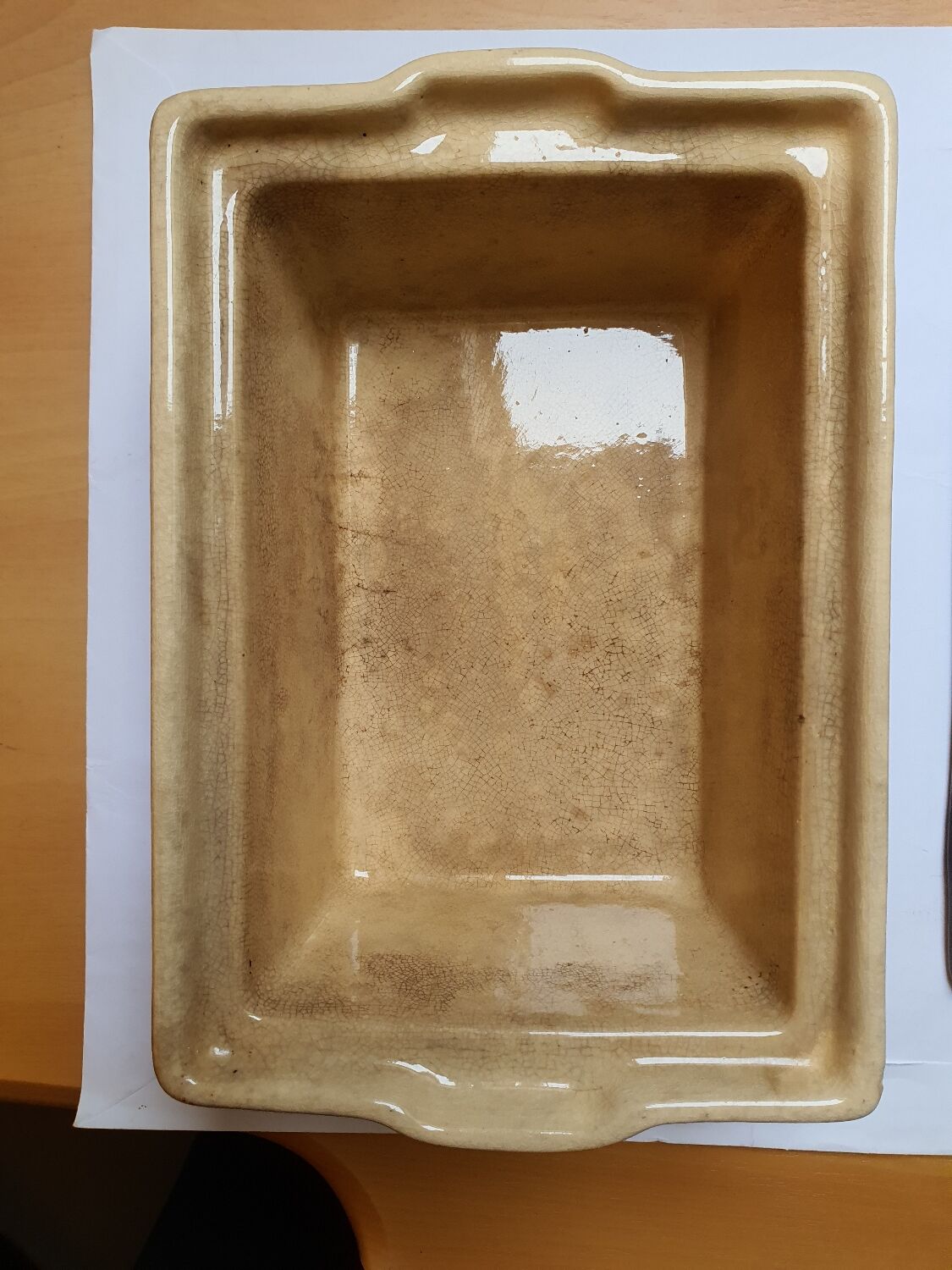 Glazed terracotta terrine