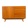 Vintage oak storage by Jiri Jiroutek, model U-458, 1960