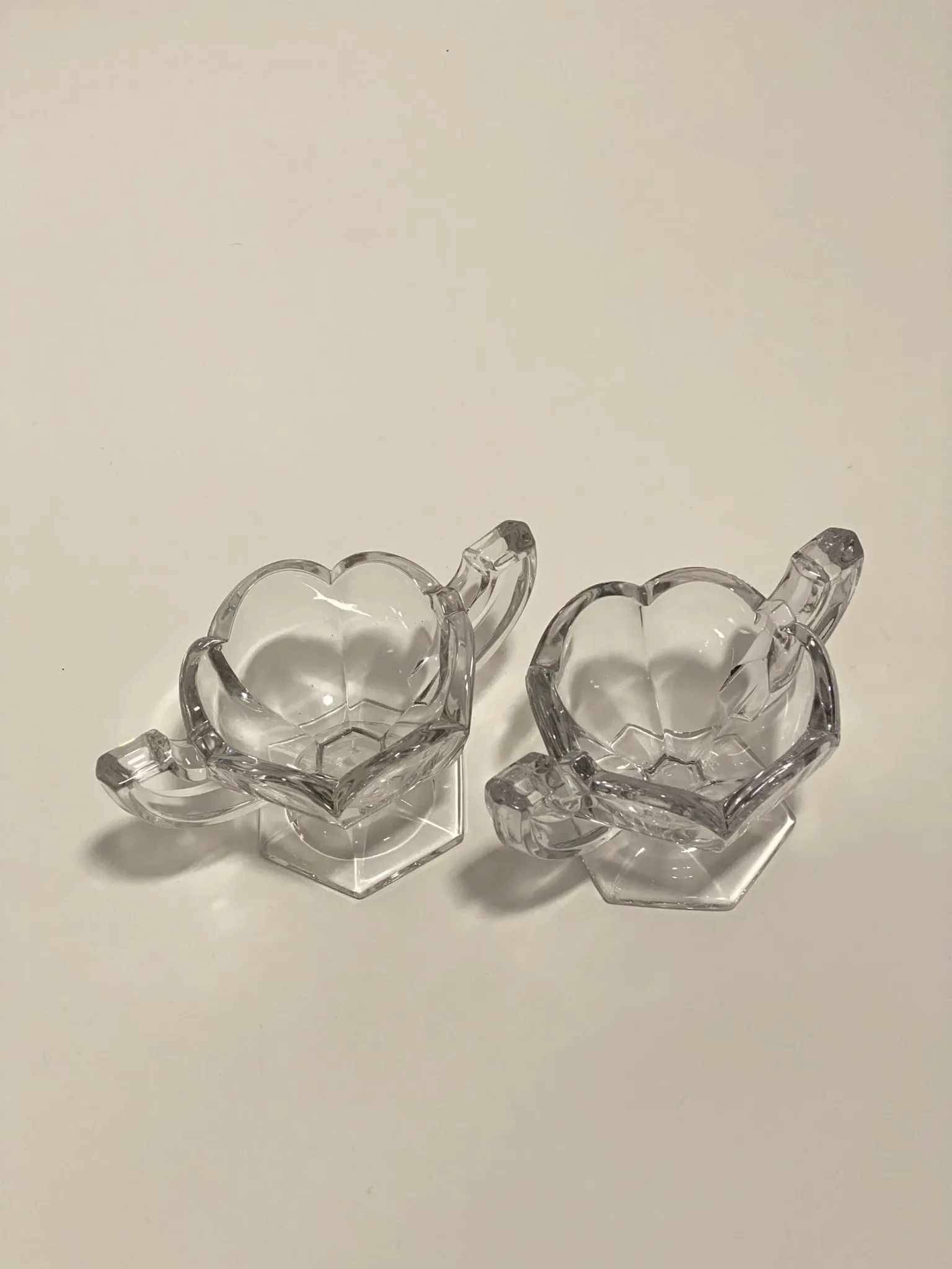 Pair of English compotiers