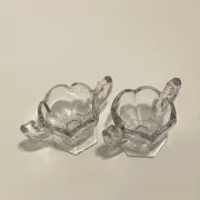 Pair of English compotiers