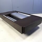 Table basse en laque vintage fabriquée en Italie, attribuée à Mario Sabot/Willy Rizzo.