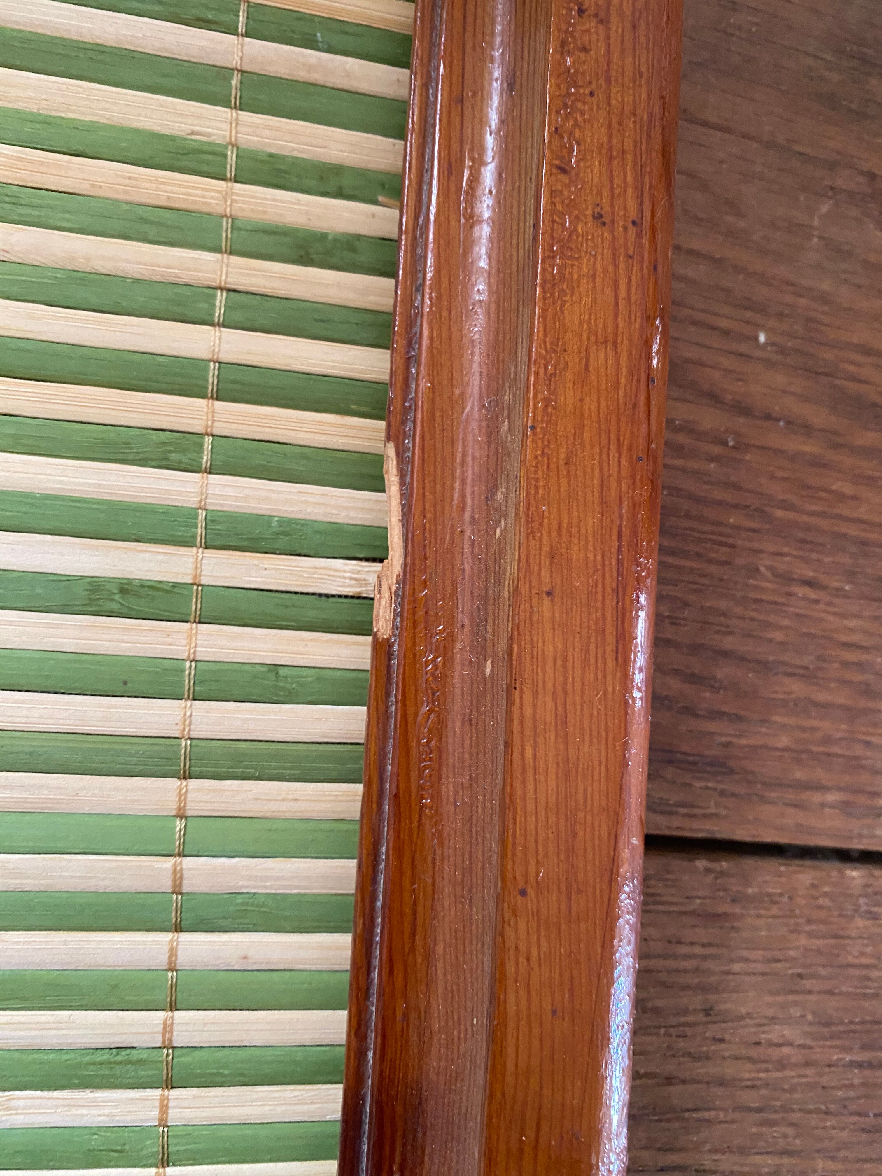 Lot 4 old wooden frames.