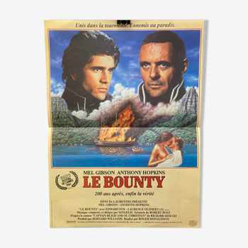 Movie poster "The Bounty" Mel Gibson and Anthony Hopkins