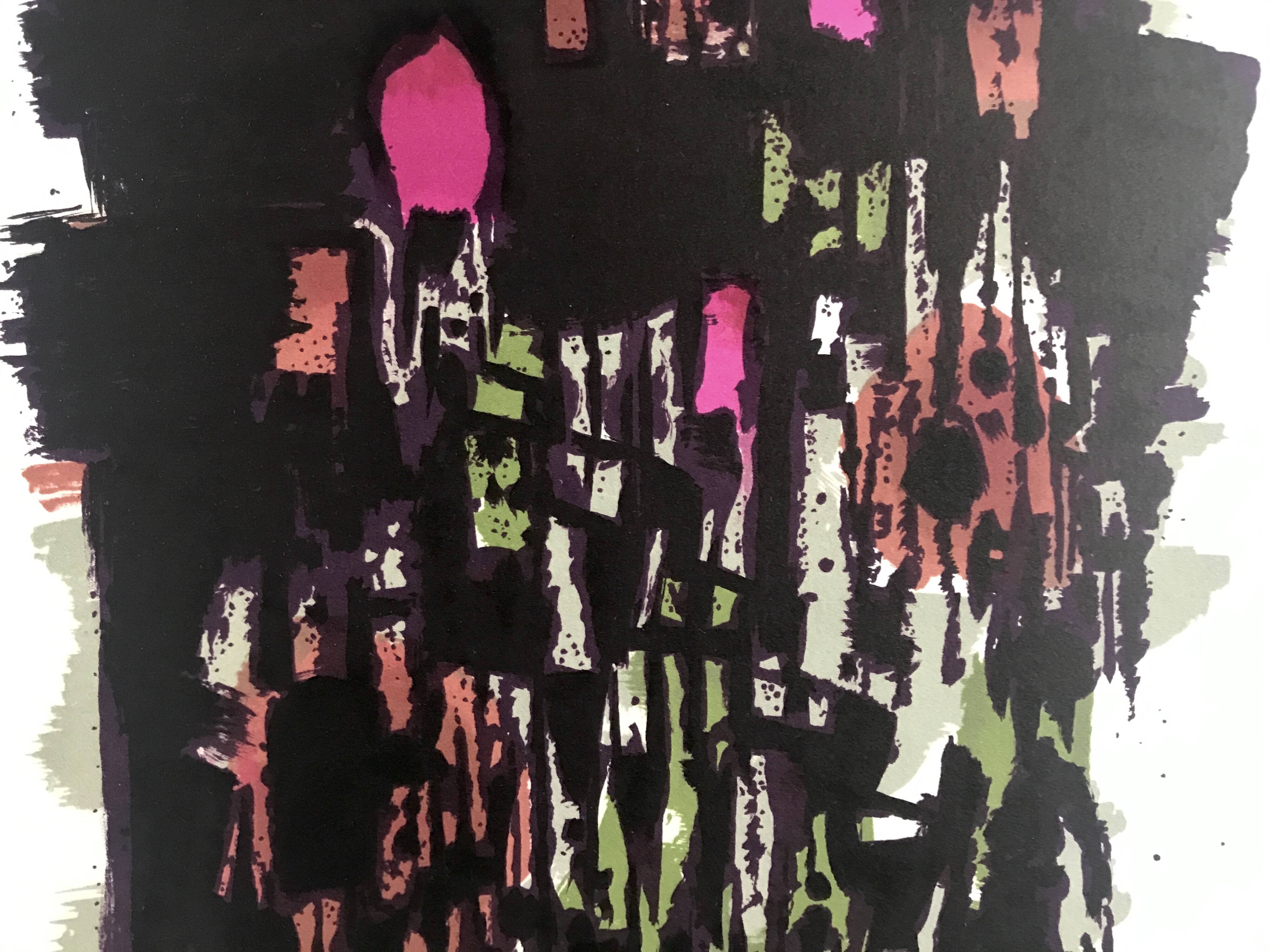 Alfred MANESSIER, Capernaum, 1978. Original lithograph