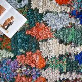 Tapis boucherouite 124x158cm