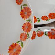 13 assiettes plates vintages Moulin des Loups