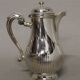 Silver metal coffee set - christofle - gallia collection