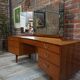 Curved dressing table 50-60s teak