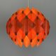 Butterfly pendant light by Lars Schioler for Hoyrup, 70s vintage style