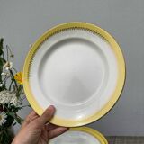 3 Biarritz Basque yellow plates