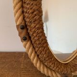 Miroir Corde Circa 1950 Vintage