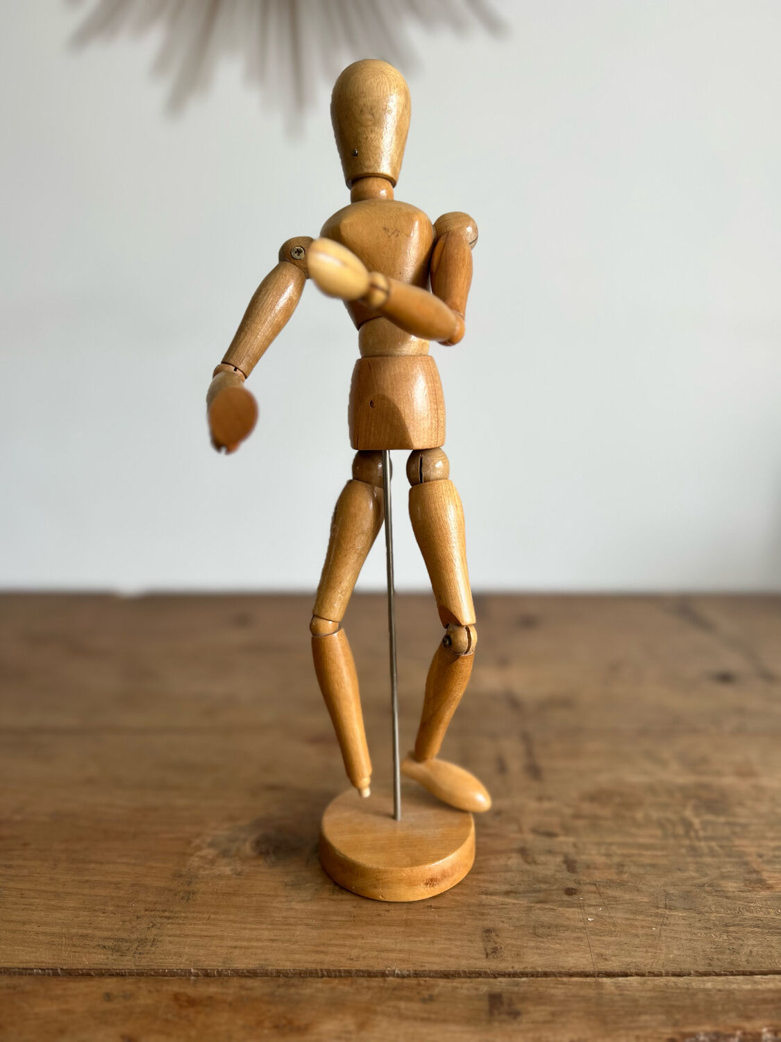 Mannequin articulé en bois vintage