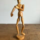 Mannequin articulé en bois vintage