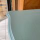 Commode style louis XV Verte