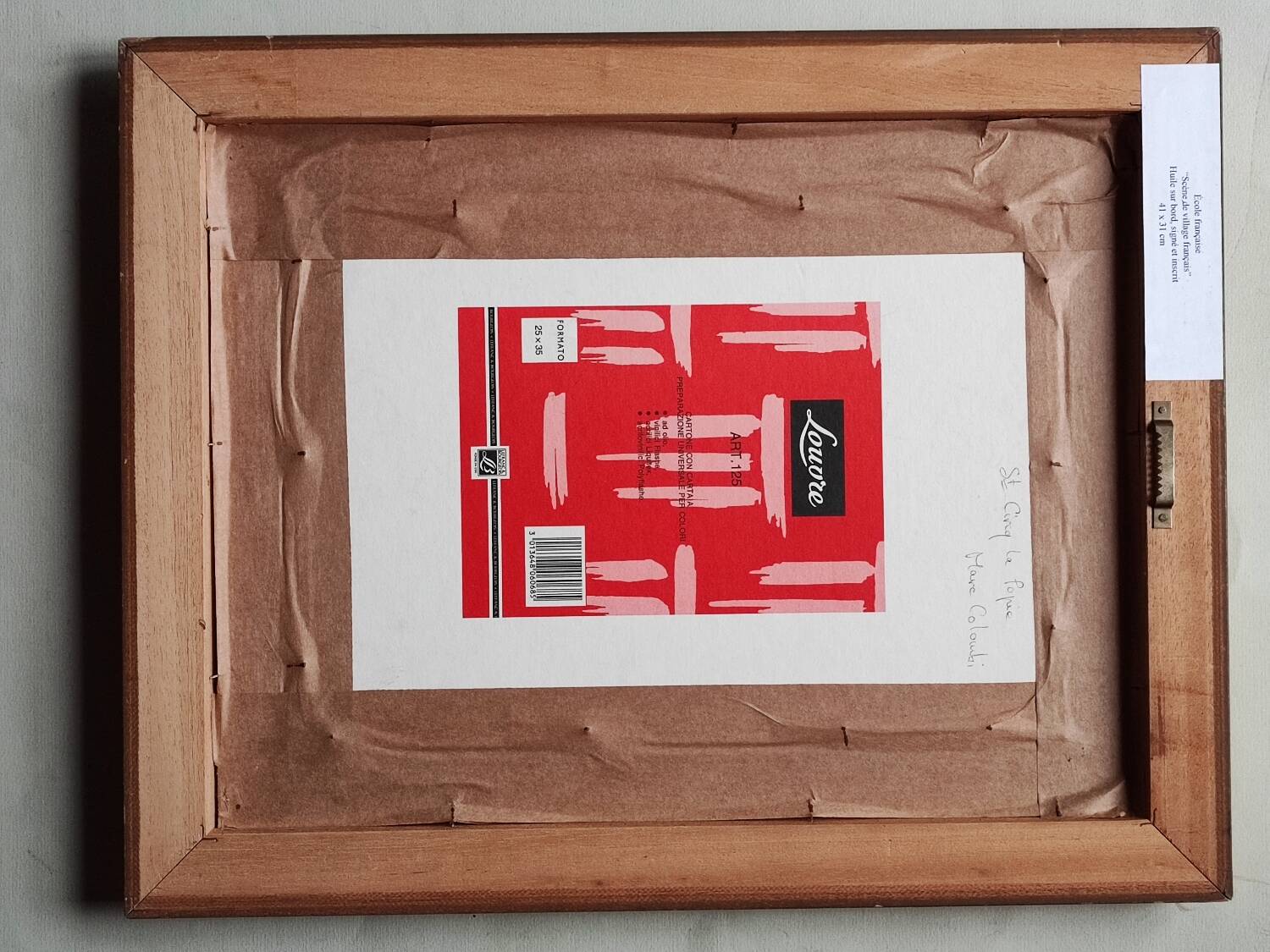 Tableau - village francais