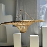 Suspension rattan saucer iron frame D:120 H:60
