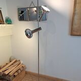 Chrome floor lamp from the 1970s.