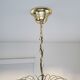 Amber waterfall chandelier made of Murano glass