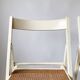 Pair folding chairs caning