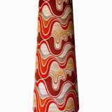 Résonance lampshade H87 D35 D25 - vintage fabric 1970's