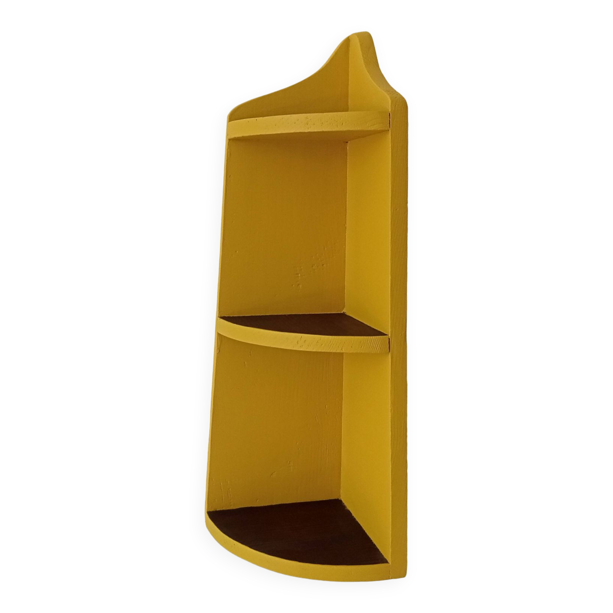 Old corner wall shelf
