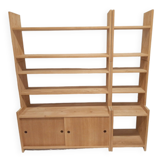 Large solid pine bookcase