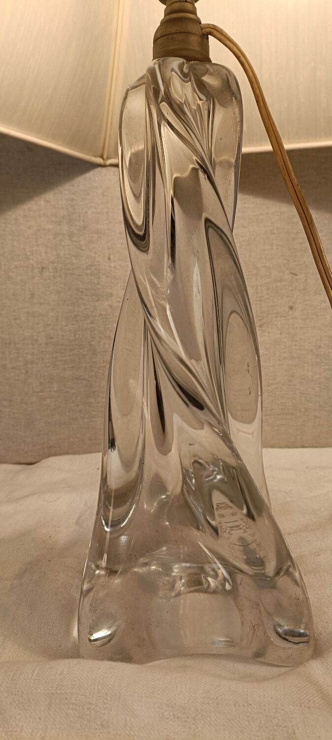 Pied de lampe Baccarat vintage