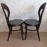Pair of vintage Baumann chairs model "Mouette".