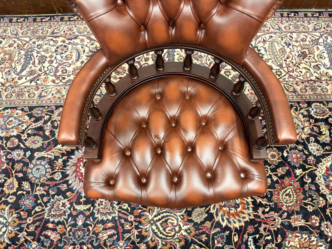 Classic English Chesterfield Chair