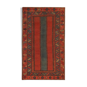 Handmade Antique Kazak Rug, Traditional Caucasian Talesh Rug - 122x212cm