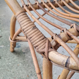 Rattan armchair 1960