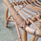 Fauteuil en rotin 1960