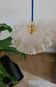 Vintage frosted glass lampshade pendant light