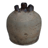 Glazed clay oil jar - ancient pottery