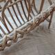 Rattan magazine rack