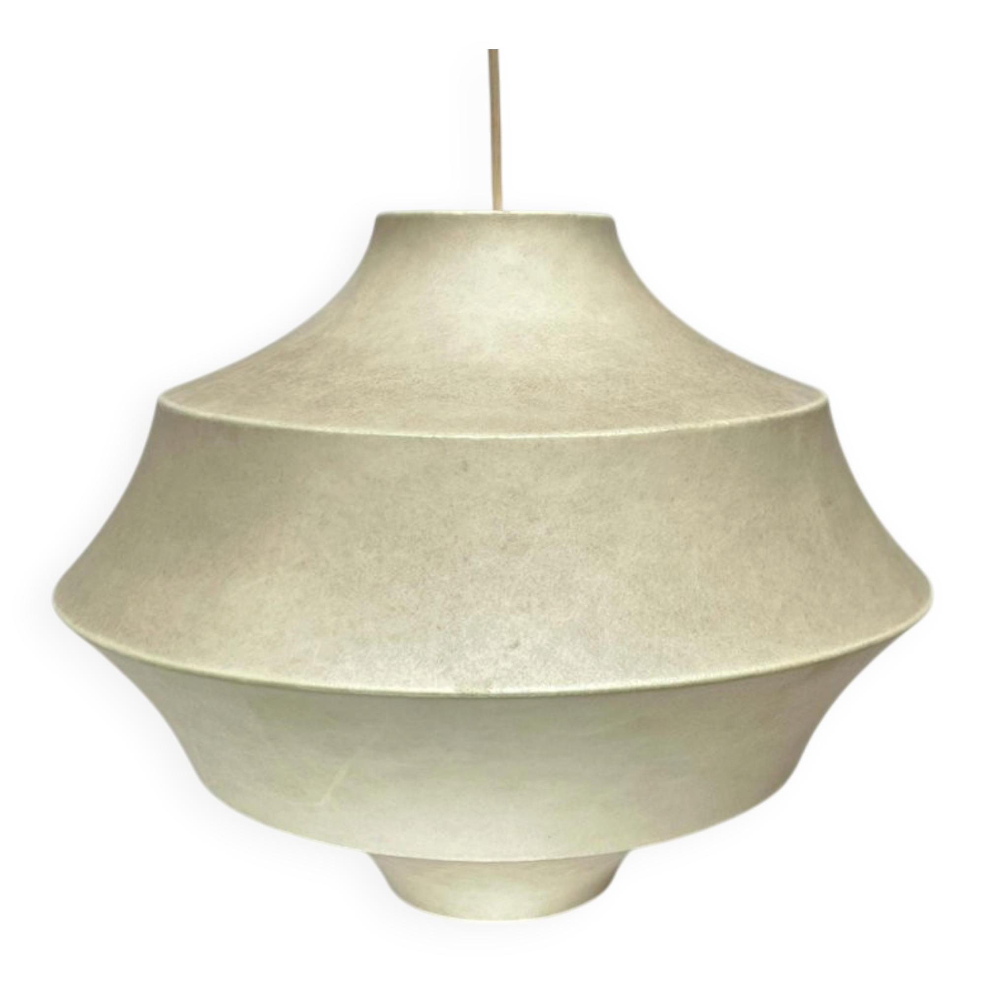 Mid-Century Modern Suspension Cocoon by Friedel Wauer for Goldkant Leuchten, Germany, 1960s