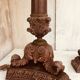 Lot de deux chandelier de table vintage