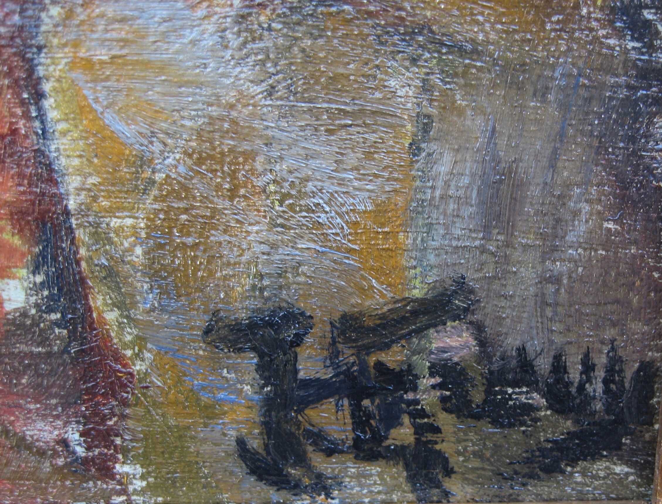 Lying naked - Circa - 1920 sign HARTWIG