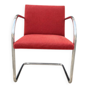 Fauteuil cantilever vintage - bordeaux
