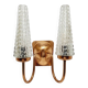 2-armed wall lamp from Elmet Zabrze, Poland, 1970s