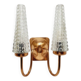 2-armed wall lamp from Elmet Zabrze, Poland, 1970s