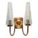 2-armed wall lamp from Elmet Zabrze, Poland, 1970s